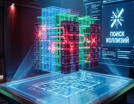 Цифровой инспектор: Автоматизация поиска коллизий в 3D-моделях