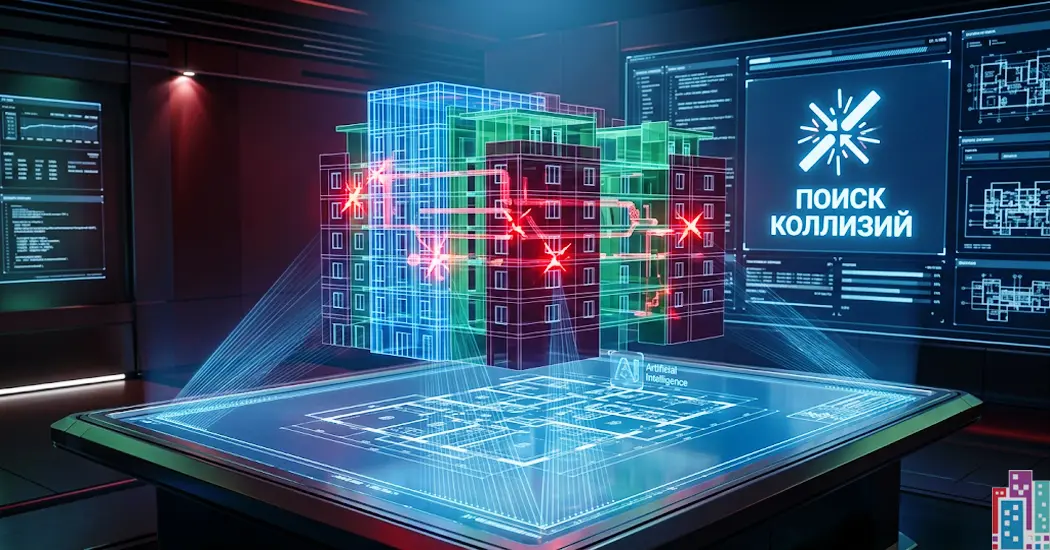 Цифровой инспектор: Автоматизация поиска коллизий в 3D-моделях