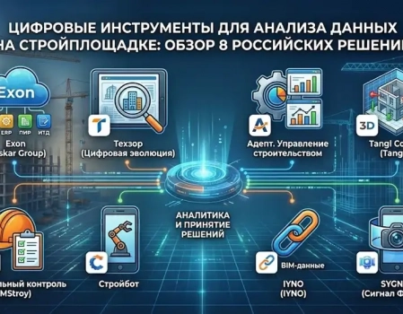 Цифровые инструменты для анализа информации на стройплощадке: обзор 8 российских решений